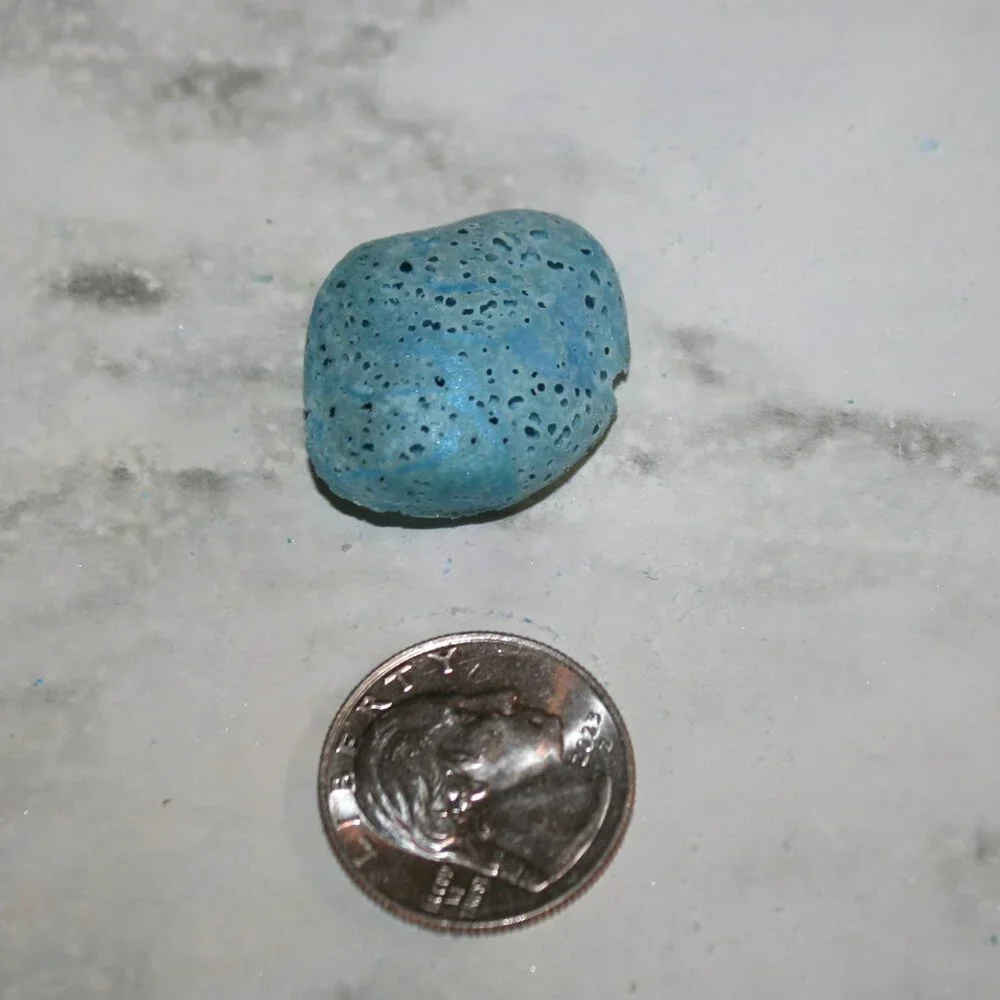 HAND CRAFTED 2 Geranium Aroma Stones Aromatherapy Essential Oil Diffuser Pair